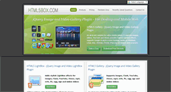 Desktop Screenshot of html5box.com